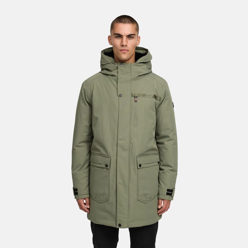 Stone Harbour Netaan Herren Winter Parka B774 Dusty Olive-Größe M - Gr. M