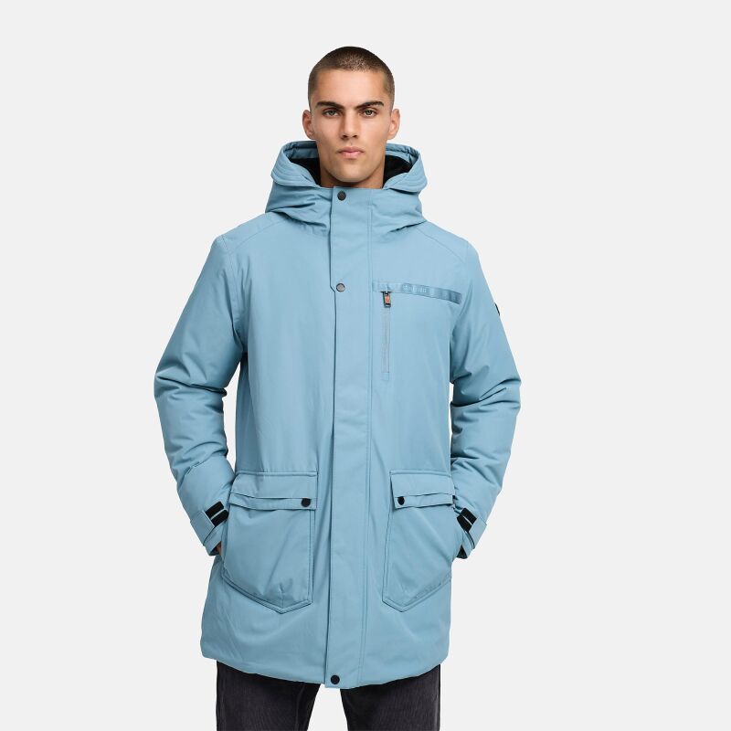 Stone Harbour Netaan Herren Winter Parka B774 Frosty Blue-Größe S - Gr. S