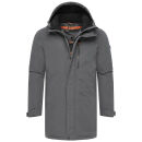 Stone Harbour Phinoo Herren Herbst Winterjacke Parka B775 Anthrazit Größe M - Gr. M