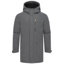 Stone Harbour Phinoo Herren Herbst Winterjacke Parka B775 Anthrazit Größe M - Gr. M