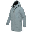 Stone Harbour Phinoo Herren Herbst Winterjacke Parka B775 Stormy Blue Größe M - Gr. M