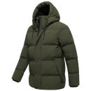 Stone Harbour Taviaan Herren Winter Steppjacke Winterjacke B776 Dark Olive-Größe M - Gr. M