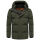 Stone Harbour Taviaan Herren Winter Steppjacke Winterjacke B776 Dark Olive-Größe M - Gr. M