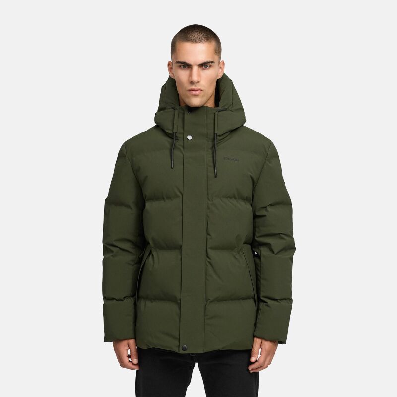 Stone Harbour Taviaan Herren Winter Steppjacke Winterjacke B776 Dark Olive-Größe L - Gr. L