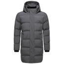 Stone Harbour Thadeek Herren Winter Steppmantel B777 Anthrazit Größe M - Gr. M