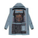 Stone Harbour Thadeek Herren Winter Steppmantel B777 Stormy Blue Größe XL - Gr. XL