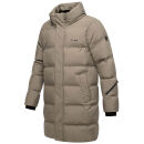 Stone Harbour Thadeek Herren Winter Steppmantel B777 Stone Brown Größe M - Gr. M