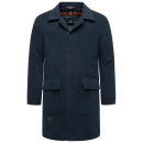 Stone Harbour Thiagoo Herren gefüttert in Wollmantel Optik B778 Navy Größe XL - Gr. XL