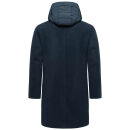 Stone Harbour Thiagoo Herren gefüttert in Wollmantel Optik B778 Navy Größe XL - Gr. XL