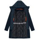 Stone Harbour Thiagoo Herren gefüttert in Wollmantel Optik B778 Navy Größe XL - Gr. XL