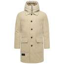 Stone Harbour Thiagoo Herren gefüttert in Wollmantel Optik B778 Sand Größe XL - Gr. XL