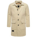 Stone Harbour Thiagoo Herren gefüttert in Wollmantel Optik B778 Sand Größe XL - Gr. XL