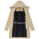 Stone Harbour Thiagoo Herren gefüttert in Wollmantel Optik B778 Sand Größe XL - Gr. XL