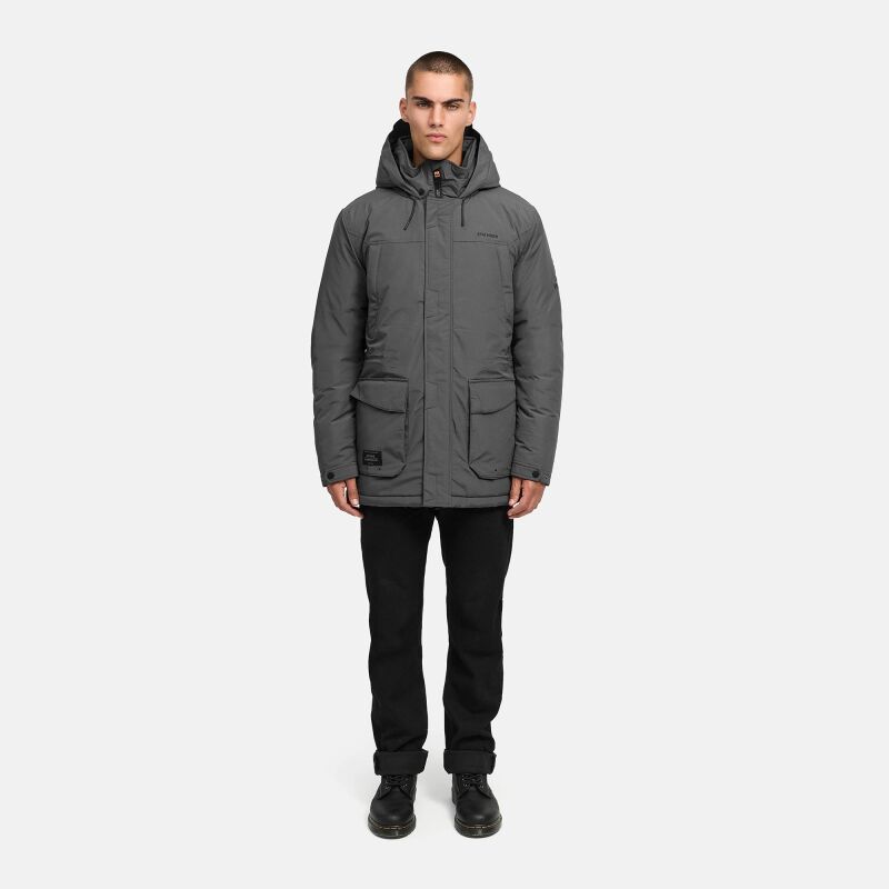 Stone Harbour Wadim Herren Winterparka B779 Anthrazit-Größe XXXL - Gr. 3XL