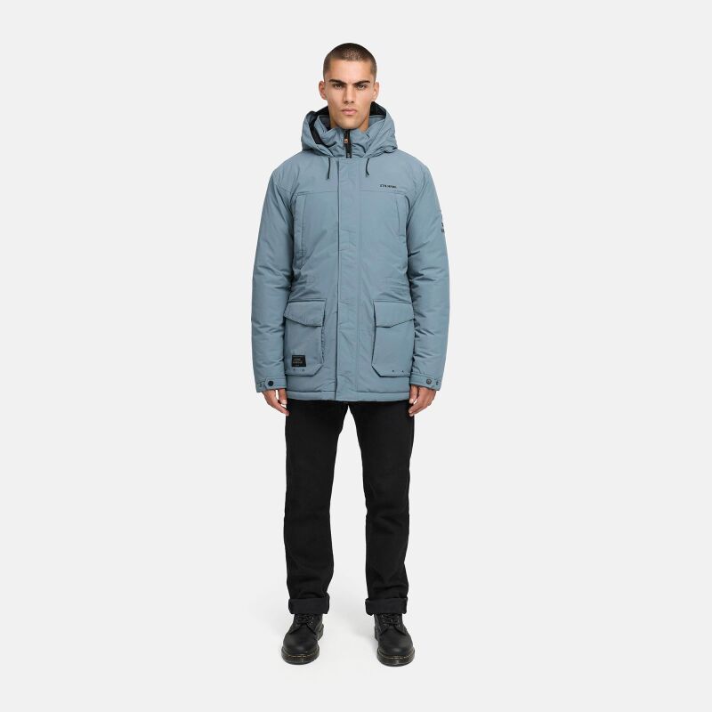Stone Harbour Wadim Herren Winterparka B779 Stormy Blue-Größe L - Gr. L