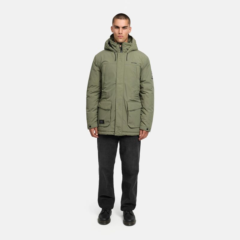 Stone Harbour Wadim Herren Winterparka B779 Dusty Olive-Größe XXL - Gr. 2XL