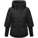 Navahoo Lotusherz Damen Herbst Winter Steppjacke N081 Schwarz Größe XL - Gr.42