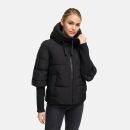 Navahoo Lotusherz Damen Herbst Winter Steppjacke N081 Schwarz Größe XXL - Gr.44
