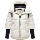 Navahoo Lotusherz Damen Herbst Winter Steppjacke N081 Offwhite Größe XXL - Gr.44