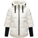 Navahoo Lotusherz Damen Herbst Winter Steppjacke N081 Offwhite Größe XXL - Gr.44