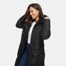 Marikoo Michikoo Damen Winterjacke gesteppt N082 Schwarz-Größe S - Gr. 36