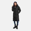 Marikoo Michikoo Damen Winterjacke gesteppt N082 Schwarz-Größe S - Gr. 36