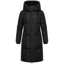 Marikoo Michikoo Damen Winterjacke gesteppt N082 Schwarz-Größe S - Gr. 36