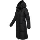 Marikoo Michikoo Damen Winterjacke gesteppt N082 Schwarz-Größe S - Gr. 36