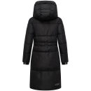 Marikoo Michikoo Damen Winterjacke gesteppt N082 Schwarz-Größe S - Gr. 36