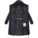 Marikoo Michikoo Damen Winterjacke gesteppt N082 Schwarz-Größe S - Gr. 36