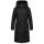 Marikoo Michikoo Damen Winterjacke gesteppt N082 Schwarz-Größe S - Gr. 36