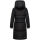 Marikoo Michikoo Damen Winterjacke gesteppt N082 Schwarz-Größe S - Gr. 36