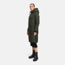 Marikoo Michikoo Damen Winterjacke gesteppt N082 DarkOlive-Größe XS - Gr. 34