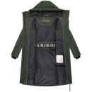 Marikoo Michikoo Damen Winterjacke gesteppt N082 DarkOlive-Größe XS - Gr. 34