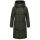 Marikoo Michikoo Damen Winterjacke gesteppt N082 DarkOlive-Größe XS - Gr. 34