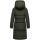 Marikoo Michikoo Damen Winterjacke gesteppt N082 DarkOlive-Größe XS - Gr. 34