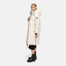 Marikoo Michikoo Damen Winterjacke gesteppt N082 Cream-Größe S - Gr. 36