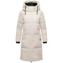 Marikoo Michikoo Damen Winterjacke gesteppt N082 Cream-Größe S - Gr. 36