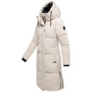 Marikoo Michikoo Damen Winterjacke gesteppt N082 Cream-Größe S - Gr. 36