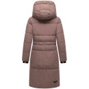 Marikoo Michikoo Damen Winterjacke gesteppt N082 Mauve-Größe M - Gr. 38