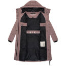 Marikoo Michikoo Damen Winterjacke gesteppt N082 Mauve-Größe M - Gr. 38