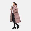 Marikoo Michikoo Damen Winterjacke gesteppt N082 Mauve-Größe L - Gr. 40