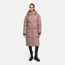 Marikoo Michikoo Damen Winterjacke gesteppt N082 Mauve-Größe L - Gr. 40