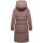Marikoo Michikoo Damen Winterjacke gesteppt N082 Mauve-Größe L - Gr. 40