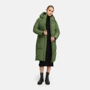 Marikoo Michikoo Damen Winterjacke gesteppt N082 PineOlive-Größe XS - Gr. 34