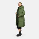 Marikoo Michikoo Damen Winterjacke gesteppt N082 PineOlive-Größe XS - Gr. 34