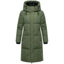 Marikoo Michikoo Damen Winterjacke gesteppt N082 PineOlive-Größe XS - Gr. 34
