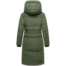 Marikoo Michikoo Damen Winterjacke gesteppt N082 PineOlive-Größe XS - Gr. 34