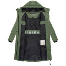 Marikoo Michikoo Damen Winterjacke gesteppt N082 PineOlive-Größe XS - Gr. 34
