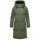 Marikoo Michikoo Damen Winterjacke gesteppt N082 PineOlive-Größe XS - Gr. 34